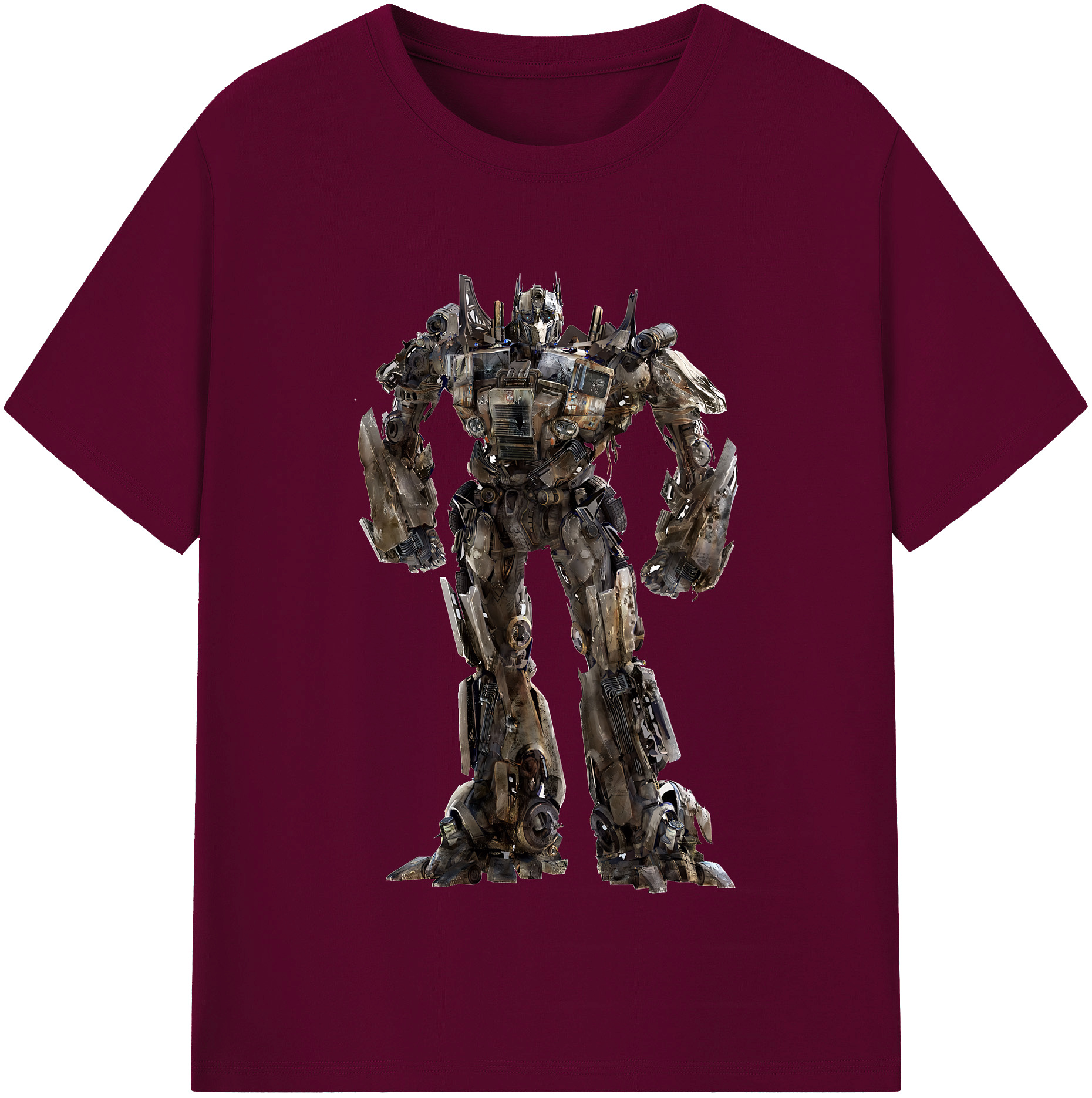 （画像用） Transformers トランスフォーマー レディースカジュアルプリントTシャツ（綿100％）